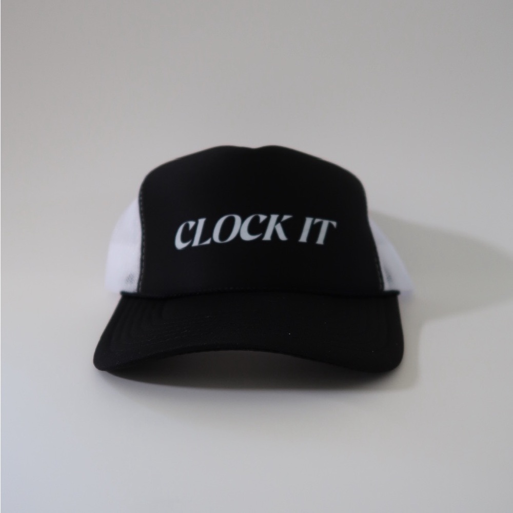 Black and White Trucker Hat